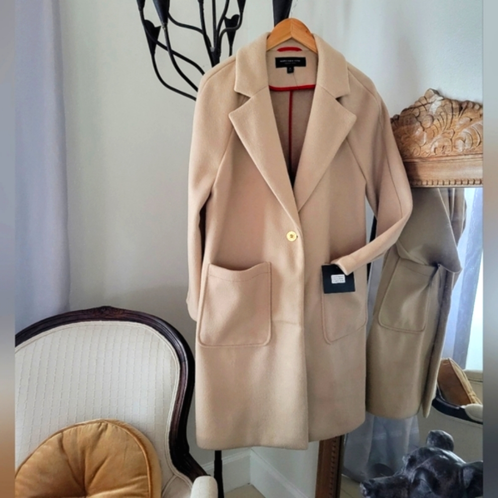 NWT MARC NEW YORK Chic Neautral Coat